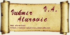 Vukmir Alurović vizit kartica